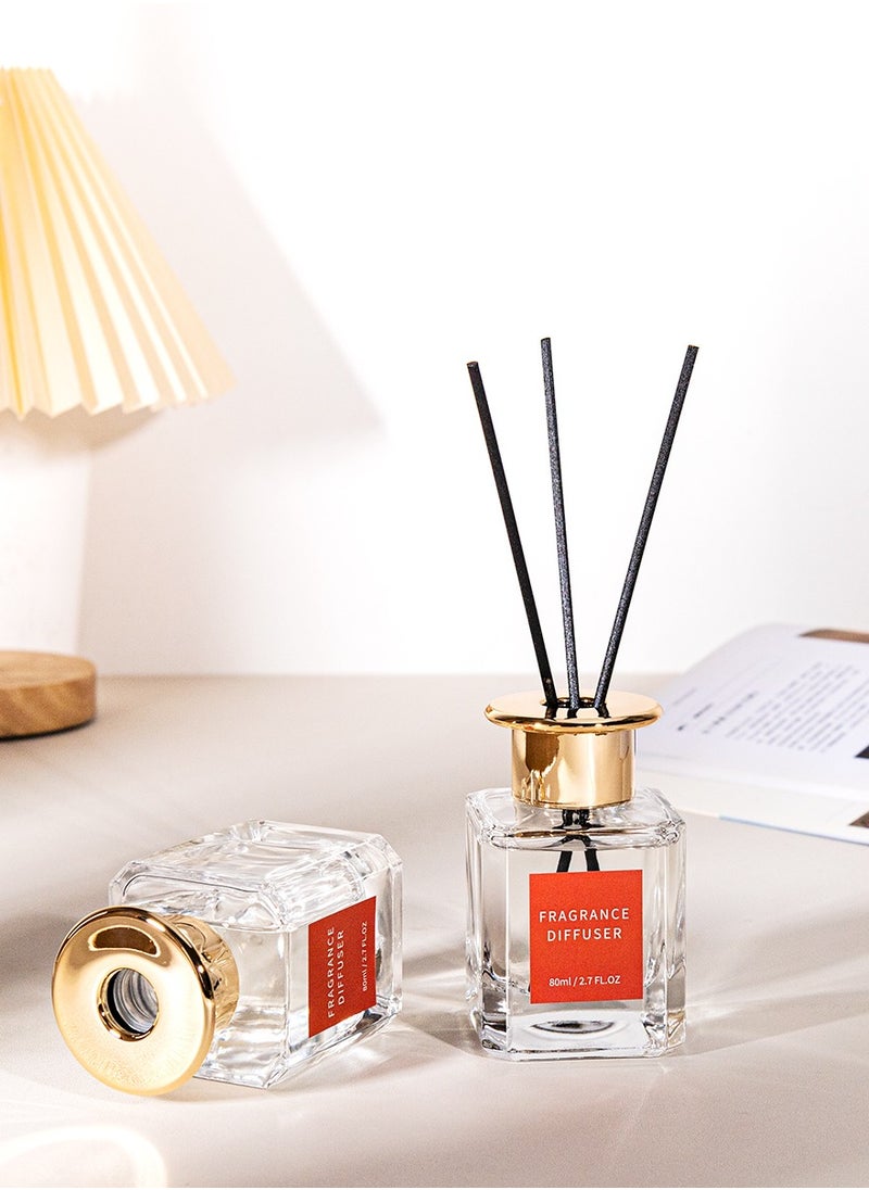 Generic - 4 Packs Reed Diffuser Set - Shangri-La | Little Iris | RedCurrant | Sandalwood | 80 ml 2.7 oz | Aromatherapy Air Freshener Fragrance Home Fragrance, Oil Diffuser - Image 1
