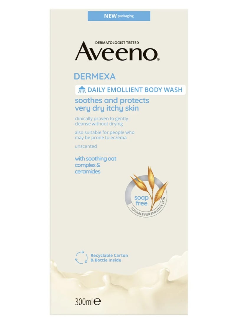 Aveeno Aveeno Emollient Body Wash Dermexa 300ml