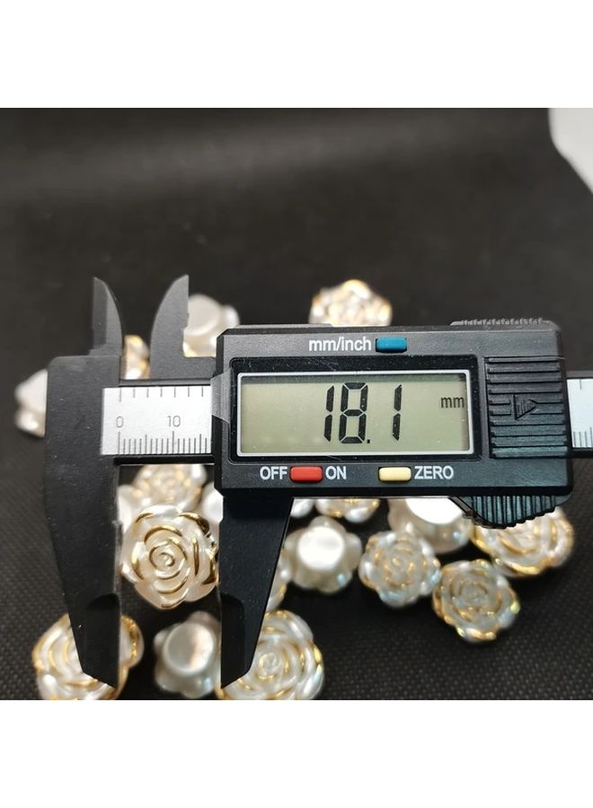Electronic Digital Caliper Micrometer with LCD Display Coal Black Precision Measuring Tool Battery Powered - Image 1