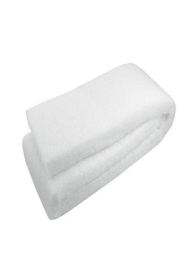 Mistletoe Product Aquarium Filter Pad, Foam White Cotton Sponge Biochemical Filter Media Roll Biological and Mechanical Filtration for Fish Tank - Image 1