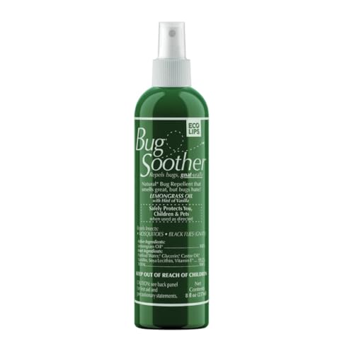 Bug Soother Spray 8 oz - Natural Insect, Gnat and Mosquito Repellent & Deterrent - Safe Bug Spray for Adults, Kids, Pets, & Environment - Made in USA - Image 1