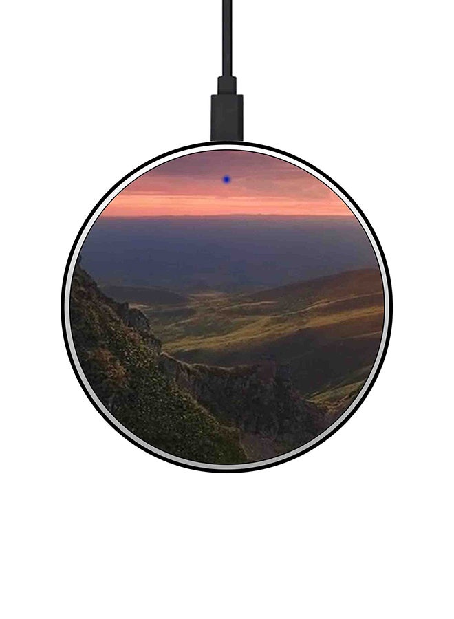 ثيودور شاحن لاسلكي سريع رفيع للغاية بقدرة 15 وات متعدد الألوان - Image 1