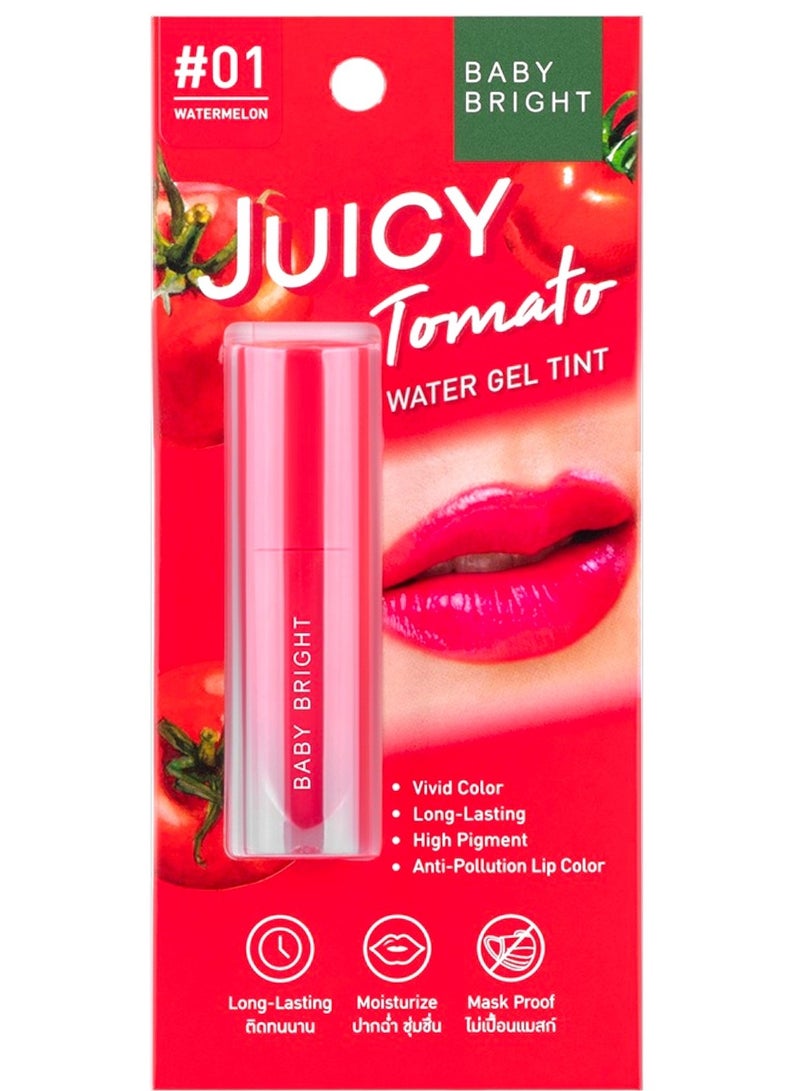 بيبي برايت جل مائي جوسي توميتو 2.5 روج تايلاندي من بيبي برايت  لون شفاه خفيف الوزن مع تركيبة واقية من القناع ودائمة وخفيفة مشبع بمستخلصات الطماطم والبطيخ لترطيب شفتيك بشكل دائم مما يجعلها رطبة وناعمة وممتلئة ومغذية بينما تعمل مضادات الأكسدة على تغيير البشرة الباهتة ويفر وقاية ضد الغبار والملوثات  01 - Image 2