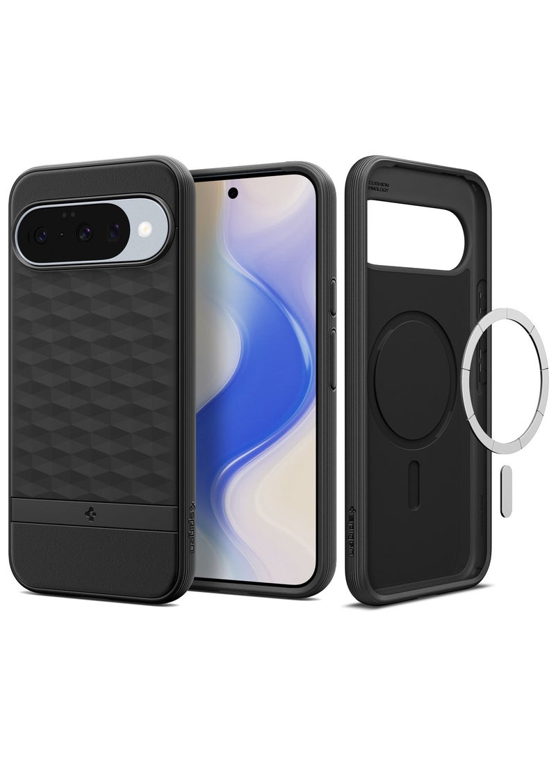 Spigen Parallax MagFit for Google Pixel 10 PRO Case | Pixel 10 Cover [Pixelsnap and MagSafe compatible] - Matte Black - Image 1