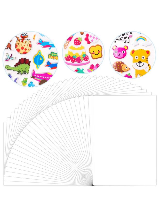 BeYumi 30 Packs Sticker Collecting Album Pages Reusable Doublesided Release Papers For Sticker Collecting Blank Sticker Collecting Pages For Kids And Adults 11.6 X 8.3 Inches - Image 2