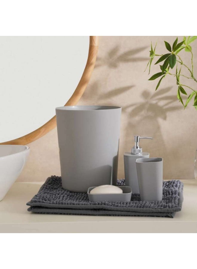 Pan Home Maldon 5 Pieces Bathroom Accessory Set - Grey - Image 1