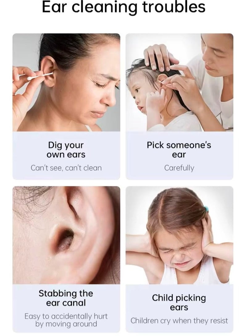 Generic Ear Wax Remover, Cleaner Ear Wax Removal Tool With HD CAM, Scope and 6 soft silicone ear spoons, Ear Cleaning Kit - Earwax Remover Tool with 9 Spoon, For Android And IOS  - Image 5