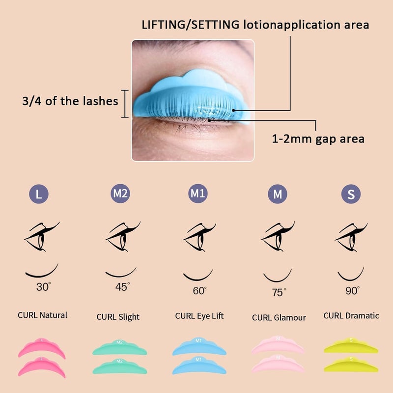 Libeauty Lash Lift and Color Kit Brow Lamination Kit with Black Color Quick Lifting Perming & Voluminous Coloring with Complete Tools DIY Eyelash Perm Use at Home & Salon Supplies - Image 5