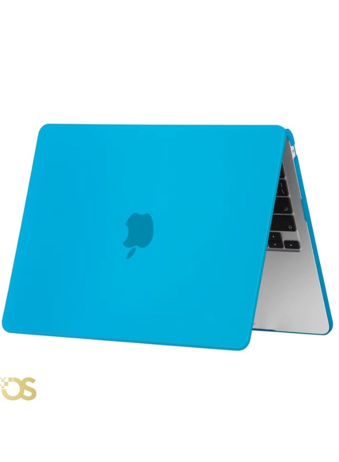 OS Hard Shell Protective Case for MacBook Air 13.6-inch — Transparent Blue — Compatible with A2681, A3113 & A3240 Models - Image 4
