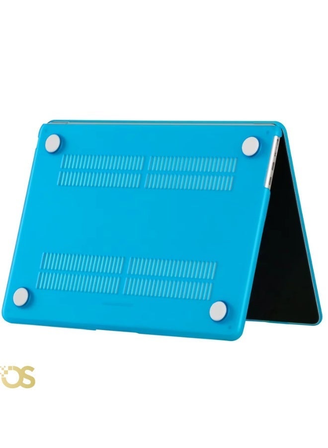 OS Hard Shell Protective Case for MacBook Air 13.6-inch — Transparent Blue — Compatible with A2681, A3113 & A3240 Models - Image 5