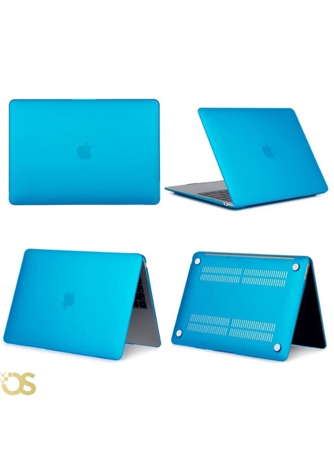 OS Hard Shell Protective Case for MacBook Air 13.6-inch — Transparent Blue — Compatible with A2681, A3113 & A3240 Models - Image 2