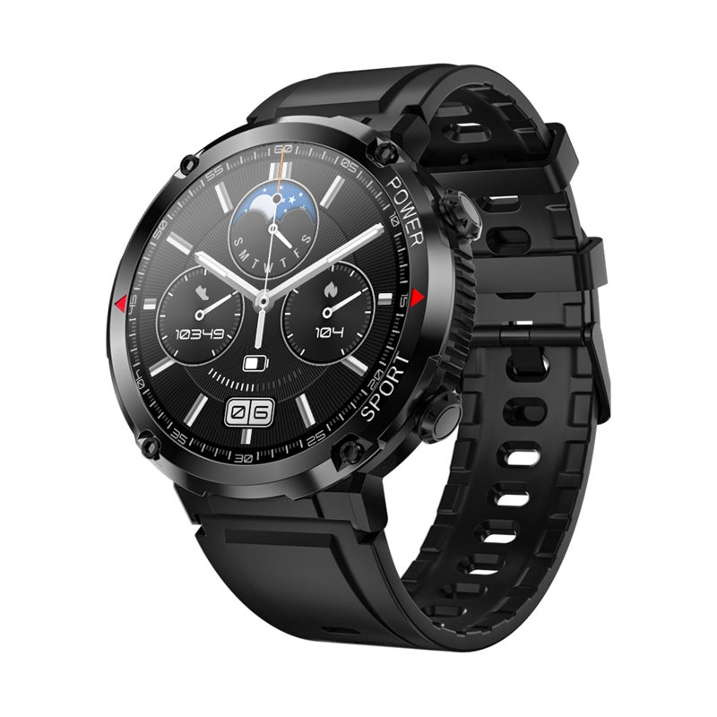 ساعة رياضية ذكية زيوس برو (ZEUS PRO Smart Bracelet Sports Watch) شاشة لمس كاملة TFT LED مقاس 1.6 بوصة متتبع لياقة بدنية مقاوم للماء بمستوى IP68 مكالمة عبر بلوتوز تشغيل موسيقى مراقب للنوم/معدل القلب/ضغط الدم وعدة أنماط رياضية - Image 1