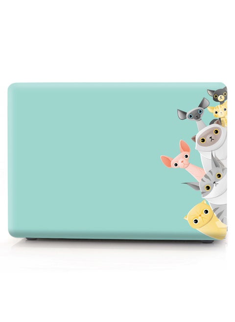 For Apple Macbook Notebook Air13 Inch Computer Pro13 Protective Case Pro15 Painted Case-Color:KZ-272 7 Kittens-Applicable Model:13.3air