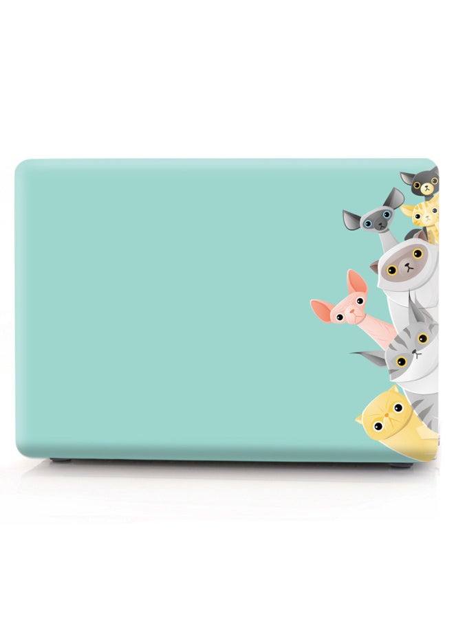 Generic - For Apple Macbook Notebook Air13 Inch Computer Pro13 Protective Case Pro15 Painted Case-Color:KZ-272 7 Kittens-Applicable Model:13.3air - Image 1