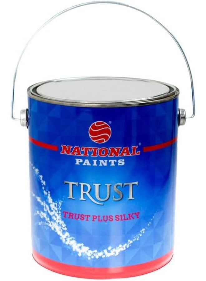 NATIONAL PAINTS Trust Plus Silky 3.6 Liter Brilliant Green 501