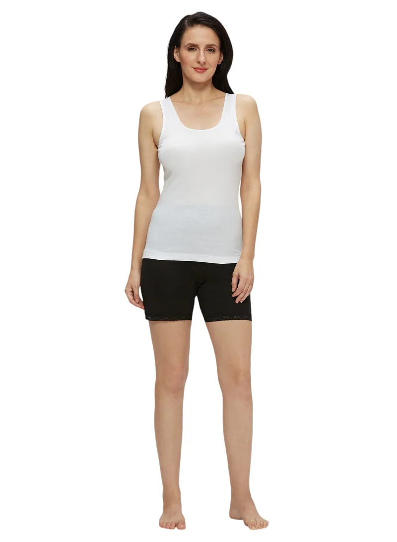 BYC WOMEN'S COTTON VEST (PACK OF 3) - WHITE