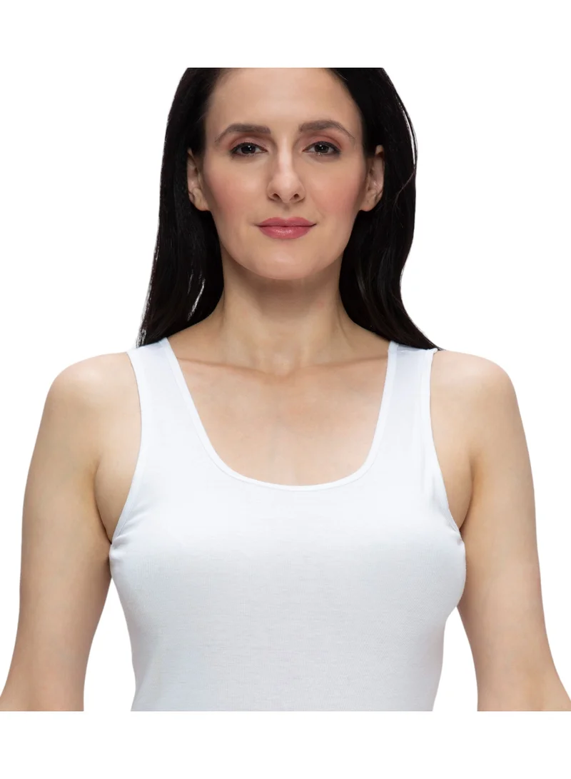 BYC WOMEN'S COTTON VEST (PACK OF 3) - WHITE