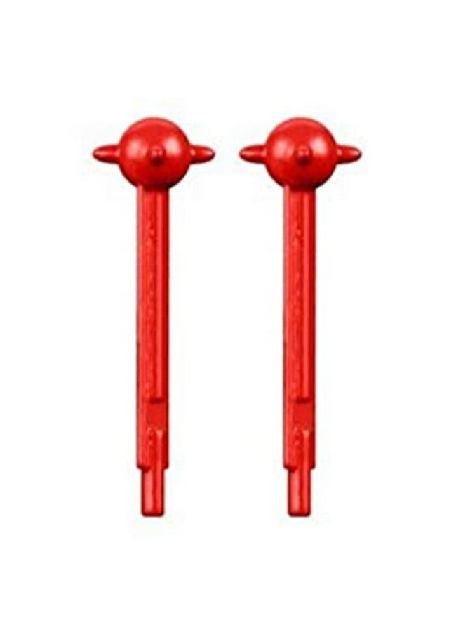 Imaginext Replacement Parts Crocodile Playset - Walking Croc and Pirate Figure DHH63 ~ Package of 2 Red Projectiles - Image 1