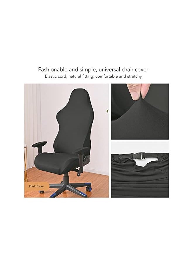 The Bros Gaming Chair Covers, Gaming Chair Slipcovers Stretchy Polyester Covers, Stretch Washable Computer Chair Slipcovers for Armchair, Swivel Chair, Gaming Chair, Computer Chair (Deep  - Image 4