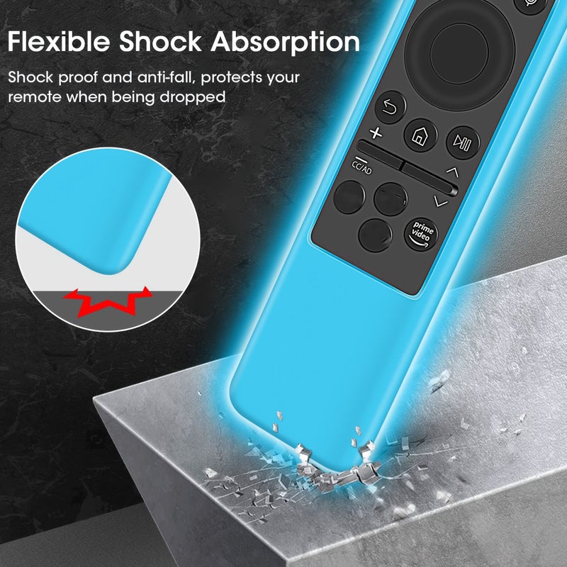 Black Silicone Protective Remote Skin Case For Samsung Smart TV Remote Cover Remote Control Not Included - Image 3