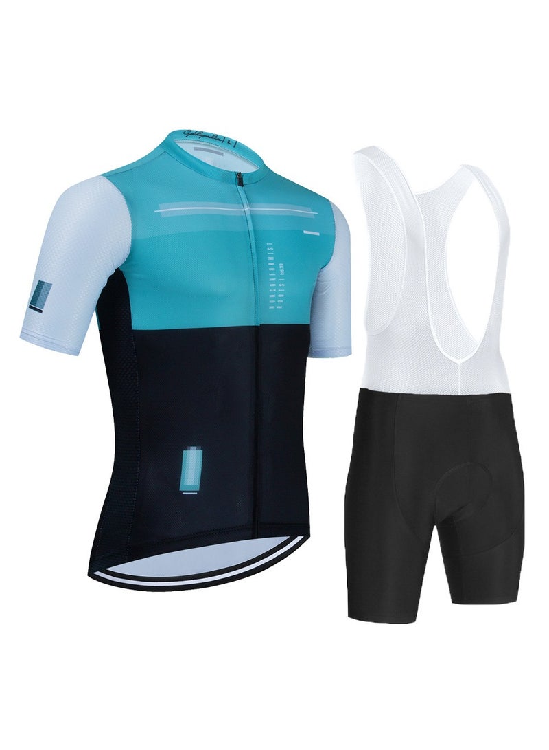 KUYING Summer Short Sleeved Cycling Suit Set - Image 1