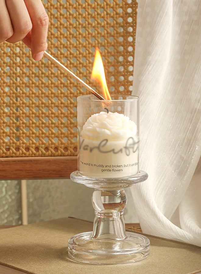 طقم هدايا شموع معطرة، شمعة صويا في وعاء زجاجي، شمعة علاج عطري، تشكيلة متنوعة من العطور، هدايا تخفيف التوتر - Image 2