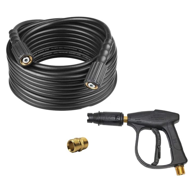 Digital Craft Pressure Washer Hose Pipe 170Bar 2465PSI M2215 14mm High Pressure Washer Hose Spray Water Pressure Washer PipePipe Joint Connector M22Pressure Washer Gun - Image 1