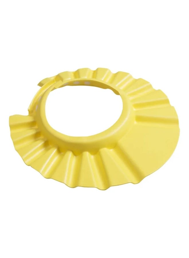 MiniMe Soft EVA Baby Bath Visor | 4‑Snap Adjustable | Yellow | Shields Eyes & Ears From Water & Shampoo | Lightweight, Flexible & Quick‑Dry | Fits 0‑6 Years | Doubles as Pool &Beach Sun Hat - Image 1