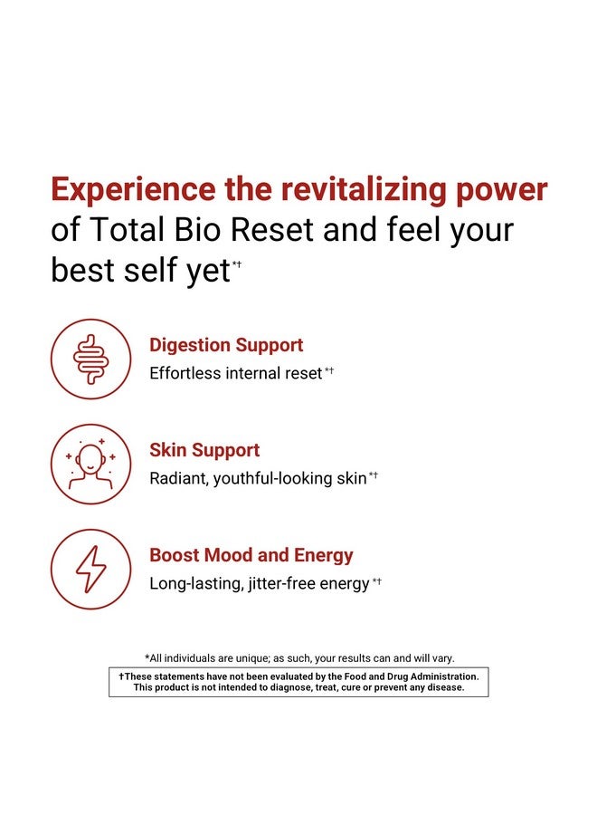 ACTIVATEDYOU Total Bio Reset- Detox Formula for Cleansing & Flushing Digestive System for Radiant Skin & Sustained Energy w/Chlorella, Kiwi Fruit, and Dandelion Root (60 Capsules) - Image 3