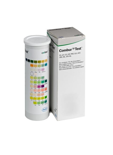 Kemper 10 Urine Test Strips For Disease Detection - 100 Pieces