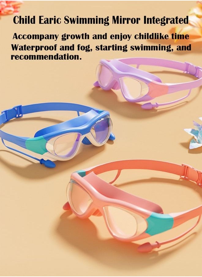 ZCM-HAPPY Children's Swimming Goggles With Earplugs  - Image 3