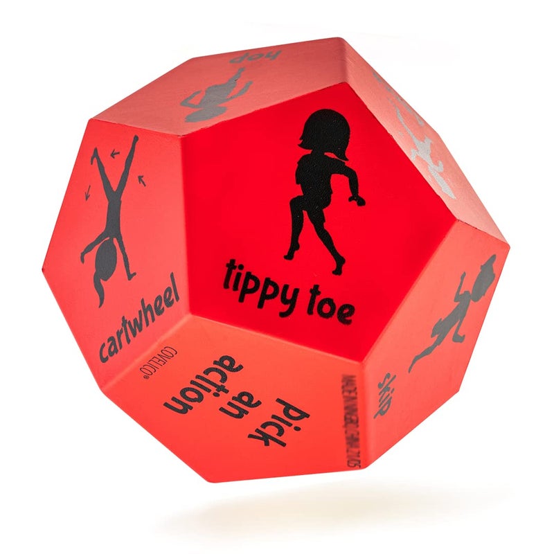 Covelico Kids Exercise Dice for Obstacle Course for Kids & Gymnastics Games, PE Equipment for Indoor Recess Games & Gross Motor Toys for Kids 5-7, Fun Gymnastics Toys & Toddler Gymnastics Equipment - Image 1