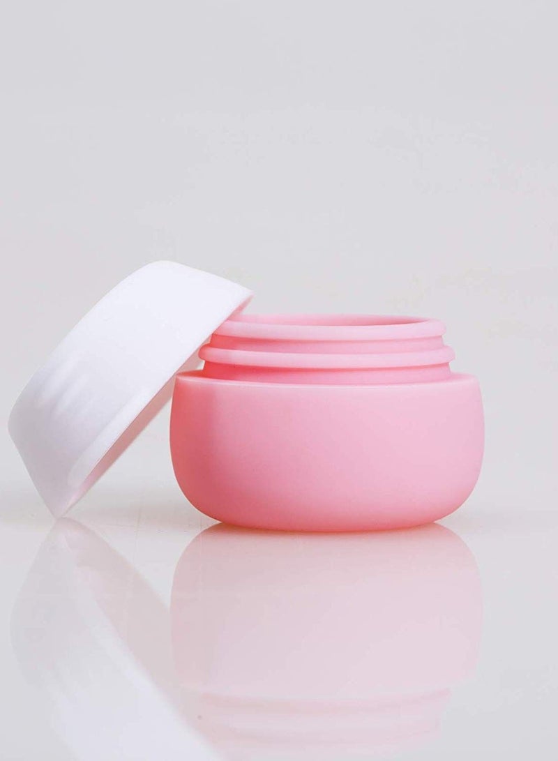 KASTWAVE Travel Containers for Toiletries Silicone Cream Jars Travel Size Containers Leakproof Travel Accessories with Lid for Cosmetic Makeup Face Body Hand Cream (4 PCS) - Image 5