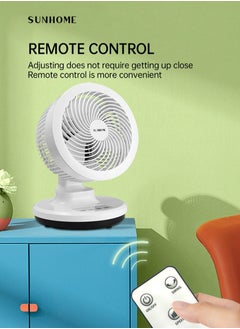 Air Circulation Table Fan With Remote Control 40W WJD18A White - pzsku/Z362ACB01C02743EA1D4BZ/45/_/1675235247/97dc1e40-2b64-478b-8a98-765ac3066706