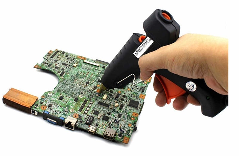 CRAFTYGUN BLACK 40W 40 WATT GLUE GUN WITH 8 GLUE STICKS - Image 3