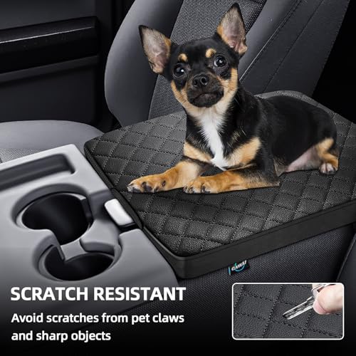 GAWAF Center Console Cover Fit for 2011-2016 Ford F250 F350 F450 Super Duty 2011-2014 F150 with Jump Seat Console, Armrest Cover Console Cover, Customized Accessories (Only Jump Seat) - Image 4
