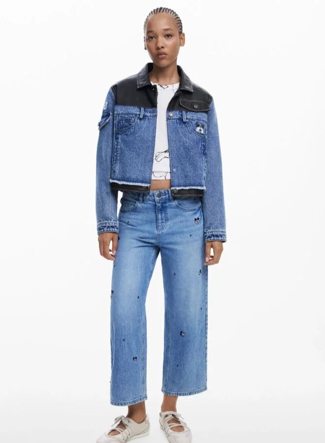 DESIGUAL Mickey culotte jeans