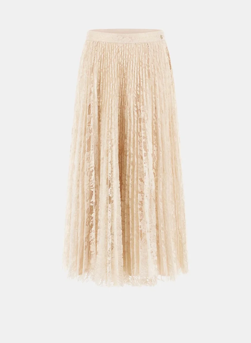 GUESS Charlotte Pleated Maxi Skirt