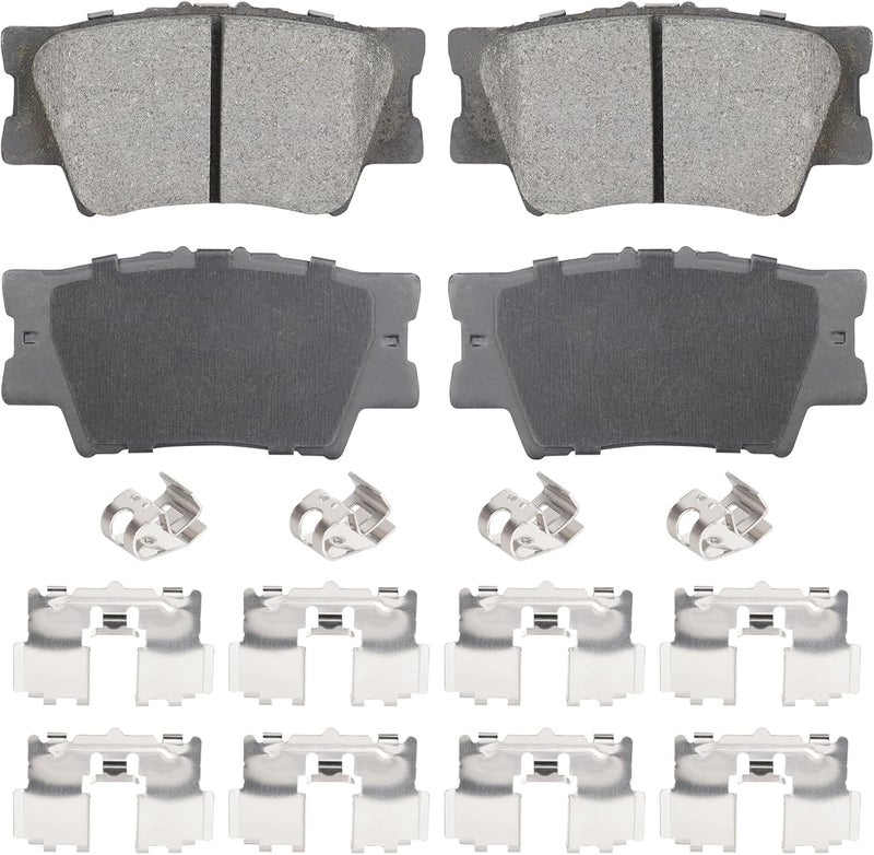 AEagle Rear Ceramic Brake Pads Set for Toyota Camry, Avalon, Matrix, RAV4, and Lexus ES350/ES300h/ES250h - Image 1