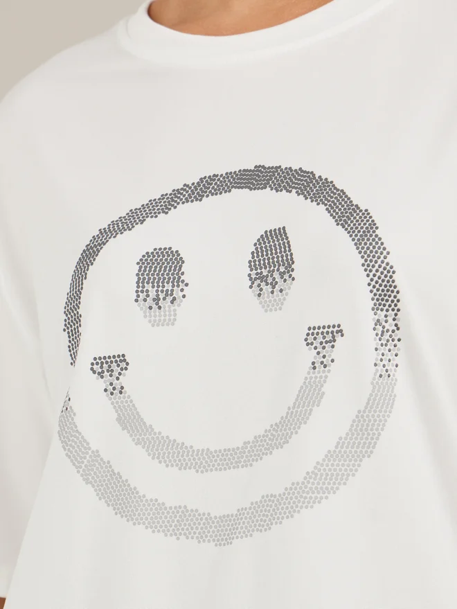 Styli Styli Oversized Graphic Print Short Sleeve T-Shirt