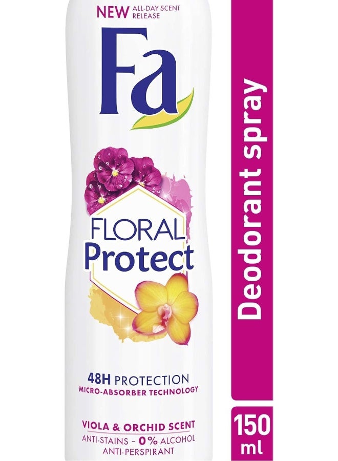 Fa Floral Protect Orchid And Viola For Women 150 ml - Image 2