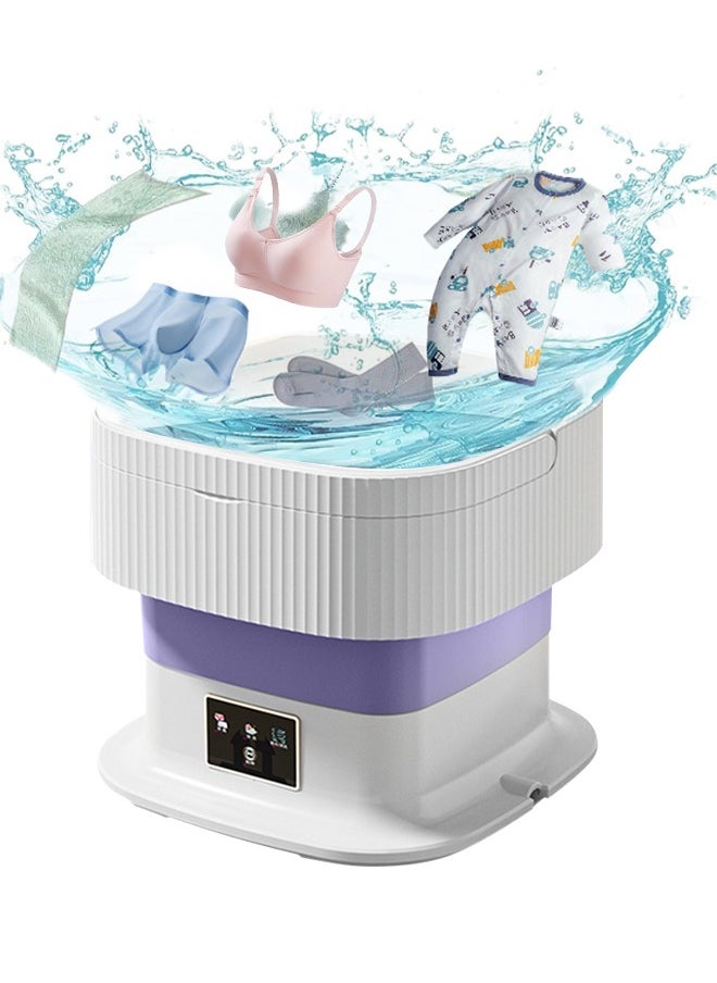 APEX 10L Folding Automatic Water Refill Shoes Washing Machine Portable Turbine Washer  - Image 3