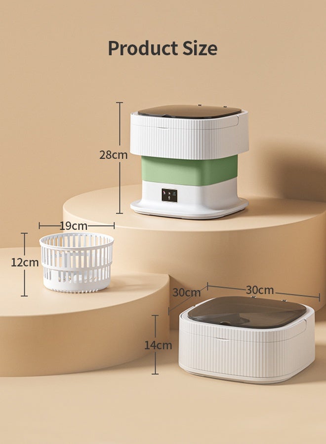 APEX 10L Folding Automatic Water Refill Shoes Washing Machine Portable Turbine Washer - Image 4