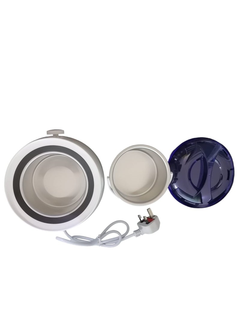 Denx Hair Removal Wax Heater 500Ml White/Blue - Image 4