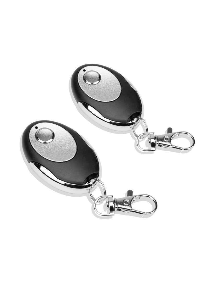 Generic 315MHz Purple Learn Button Garage Door Remote Control Keychain Compatible with Sears Craftsman 139.53753 - LiftMaster 370LM 371LM 372LM 373LM - Chamberlain 950D 953D 956D (2 Pack)  - Image 1
