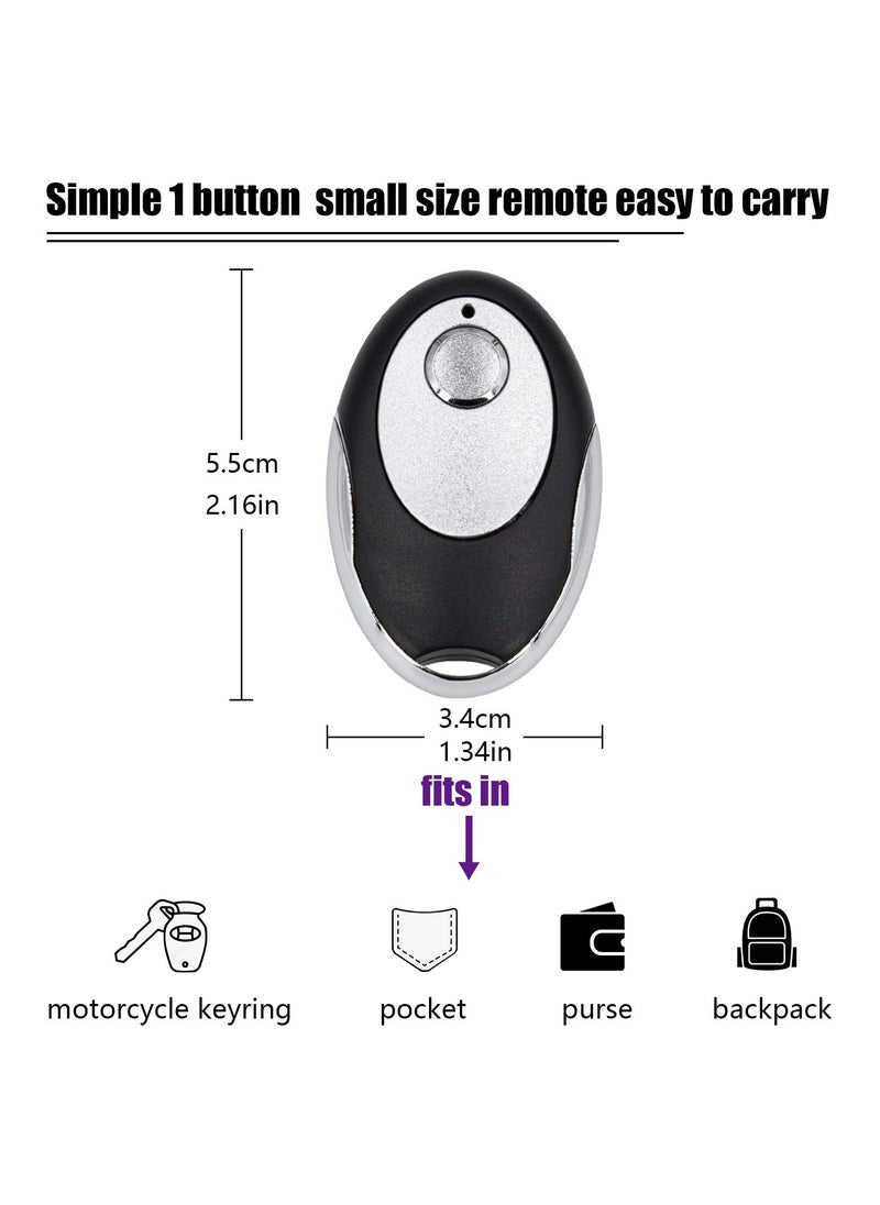 Generic 315MHz Purple Learn Button Garage Door Remote Control Keychain Compatible with Sears Craftsman 139.53753 - LiftMaster 370LM 371LM 372LM 373LM - Chamberlain 950D 953D 956D (2 Pack)  - Image 3