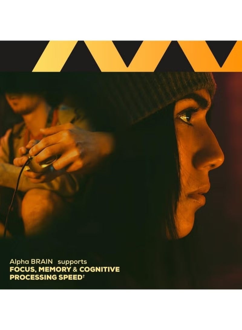 أوشن ألفا الدماغ يساعد على دعم التركيز على الذاكرة، المكمل الغذائي للدماغ، وصفة التركيز الخالية من الكافيين لتعزيز التركيز، تعزيز الدماغ ودعم الذاكرة للرجال والنساء، 60 كبسولة - Image 2