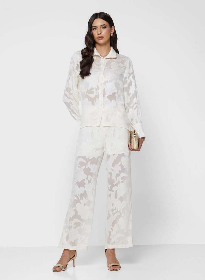 خزانة قميص بأزرار شفاف - Image 5