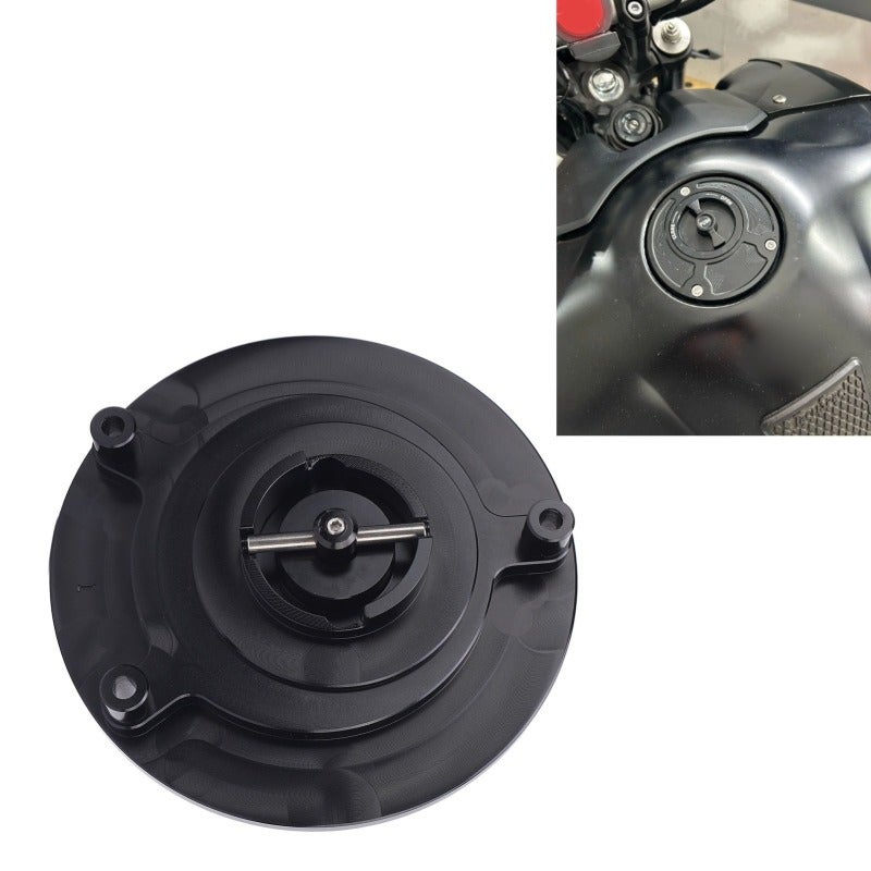 Keyless Fuel Tank Cap: Aluminium Alloy CNC Oxide - Leakproof Seal & Durable Build Motorcycle Gas Cover for CB1000, CBR1000RR, CBR1100XX, CBR400RR Owners - Image 4