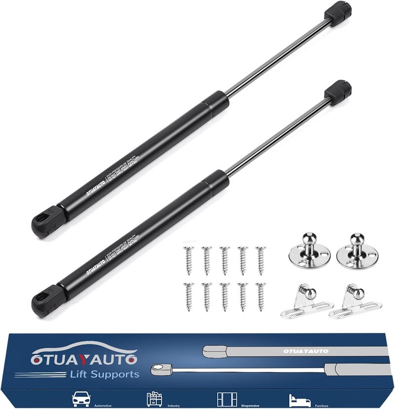 OTUAYAUTO ML3340 15 inch Gas Strut  45Lbs200N Universal Lift Support  C1623933 Gas Spring for Tool Box Truck CapSnugtop Leer Topper Cover Cabinet RV Door Camper Shell2PCS